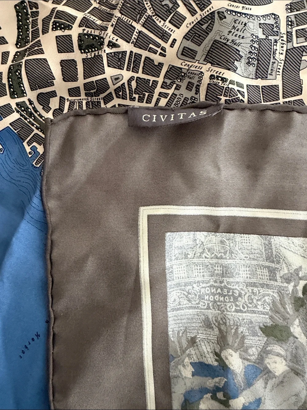 Civitas silk scarf
